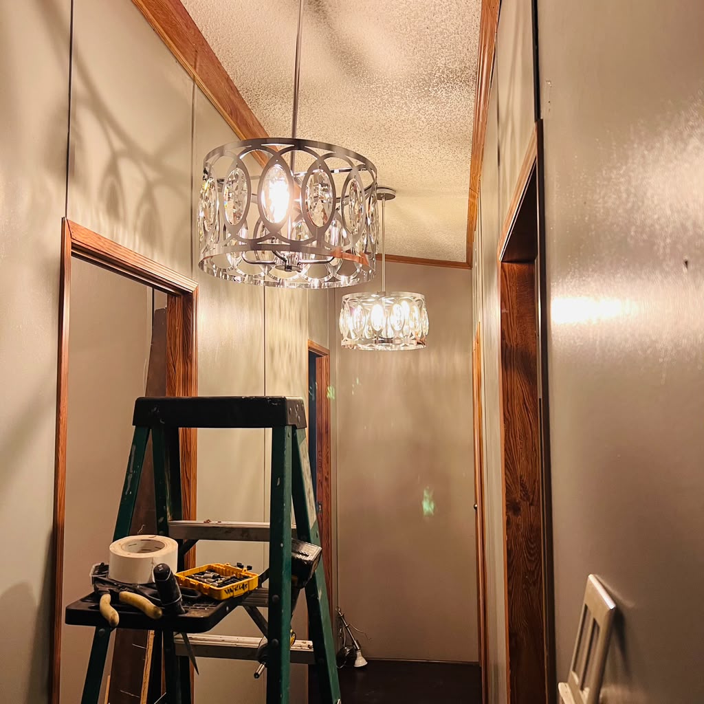 Lighting installation project photo